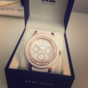 NWT Anne Klein White Watch